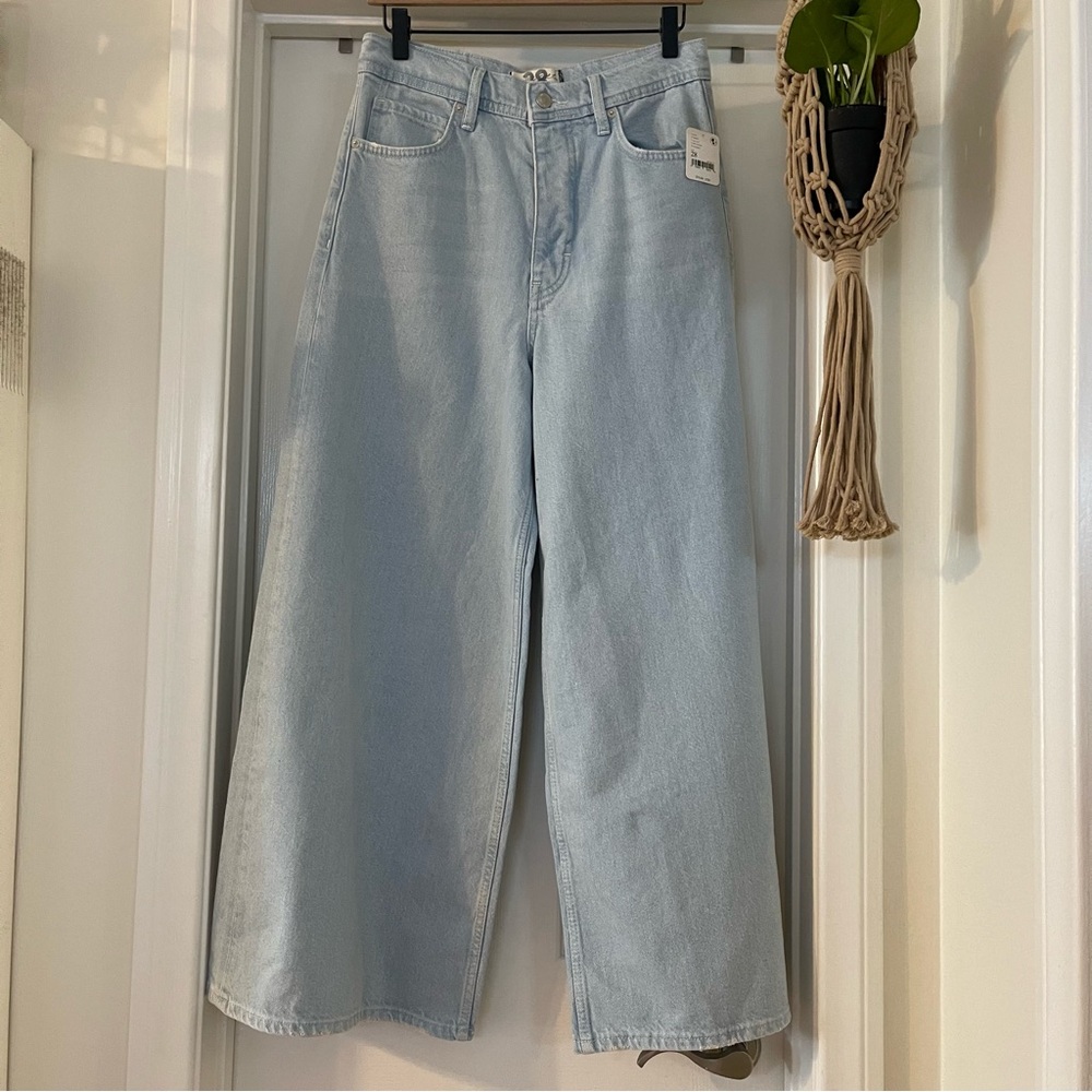 FP Free People High Waisted Wide Leg Denim Pants/Jeans